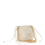 Smooth Calfskin Aria Bucket Bag Off White