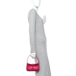 Satin Le 5 A 7 Mini Hobo Guava Pink