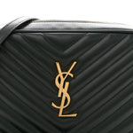 Calfskin Matelasse Monogram Lou Camera Bag Military Green