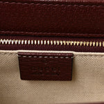 Monogram Textured Dollar Calfskin Horsebit 1955 Shoulder Bag Sahara Rubino Chardonnay