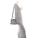 X MARC JACOBS Nappa Mini Peekaboo I SEE U Satchel Black White