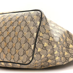 Soft GG Supreme Monogram Bees Medium Crossbody Tote Beige Oro Black
