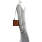 Smooth Calfskin Medium Cuir Triomphe Box Tan