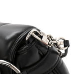 Nappa Vertical Matelasse Small Maxi Horsebit Chain Shoulder Bag Black