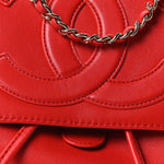 Lambskin CC Mania Backpack Red