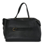 Bullhide Calfskin Medium Ring Bag Black