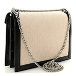 Canvas Calfskin Classic Monogram Cassandra Natural Black