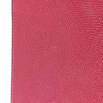 Grainy Calfskin Large Vlogo Clutch Raspberry