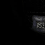 Canvas Printed Quilted Logo Tote Black White