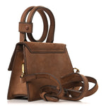 Suede Le Chiquito Noeud Brown