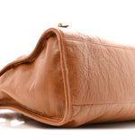Agneau Arena Gold Hardware Medium Le City Camel