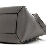 Grained Calfskin Micro Belt Bag Grey