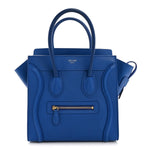 Smooth Calfskin Micro Luggage Royal Blue