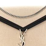 Canvas Calfskin Classic Monogram Cassandra Natural Black