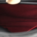 Aged Calfskin Large Just Mademoiselle Bowling Bag Black
