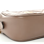 Calfskin Matelasse Small GG Marmont Chain Shoulder Bag Porcelain Rose