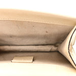 Textured Calfskin Crystal Mini Dionysus Shoulder Bag Mystic White