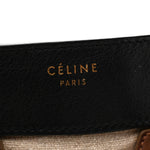 Canvas Smooth Calfskin Micro Tri-Color Luggage Natural Black Tan
