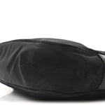 Tessuto Nylon Triangle Shoulder Bag Black