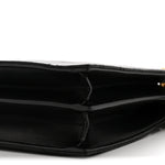 Lambskin Quilted Le Maillon Square Crossbody Bag Black