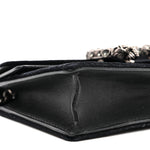 Suede Super Mini Dionysus Shoulder Bag Black