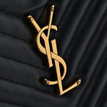Calfskin Matelasse Monogram Lou Camera Bag Deep Marine