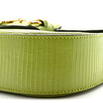 Lizard Mini Horsebit 1955 Shoulder Bag Green