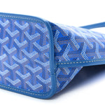 Goyardine Reversible Mini Anjou Sky Blue