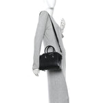 Shiny Lord Calfskin Mini Antigona Black