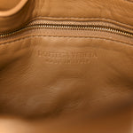 Nappa Maxi Intreccio Padded Cassette Crossbody Bag Caramel