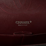 Lambskin Quilted Jumbo Double Flap Black