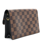 Damier Ebene Vavin Chain Wallet Black
