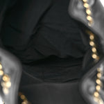 Lambskin Quilted Large In Seoul Backpack Black