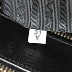 Saffiano Lux Medium Galleria Double Zip Tote Black