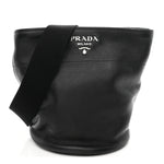 Vitello Daino Bucket Bag Black