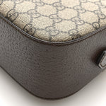 GG Supreme Monogram Web Neo Vintage Shoulder Bag Beige New Acero Crop