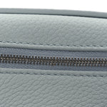 Grained Calfskin Extra Pocket Mini Pouch Minty Breeze