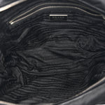 Tessuto Nylon Saffiano Tote Black