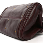 Grained Buffalo Paddington Grenat