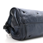 Metallic Calfskin Medium Paddington Satchel Blue
