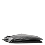 Re-Nylon Saffiano Re-Edition 2000 Double Zip Crossbody Bag Black