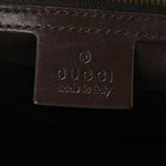 Monogram Braided Shoulder Bag Brown