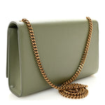 Grain De Poudre Medium Classic Monogram Kate Satchel Light Sage