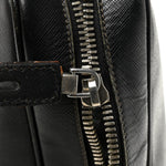 Saffiano Travel Briefcase Black