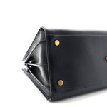 Calfskin Large Sac de Jour Carryall Navy Blue