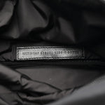 Recycled Sport Nylon Logo Embroidered Wheel Beltpack Black