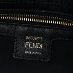 Nappa FF 1974 Embossed Baguette Black