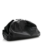 Smooth Butter Calf The Pouch Oversized Clutch Black