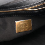 Shearling Vitello Dolce Macro FF 1974 Baguette Tobacco Black