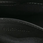 GG Supreme Monogram Appia Calfskin Web Mini Tote Bag Black